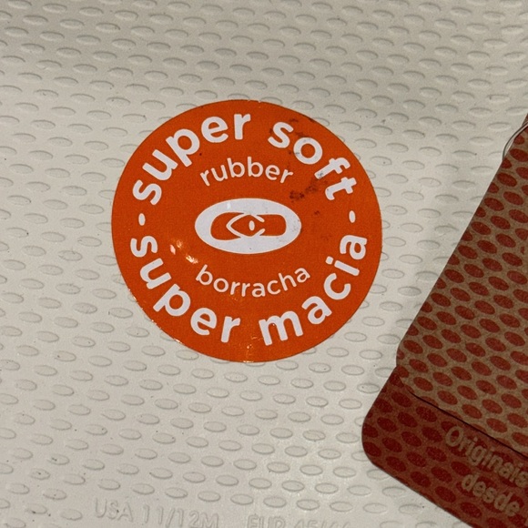 NEW Havaianas Men’s White Sandal/Shoe/Slides NWT Size Men 11/12 - Picture 8 of 14